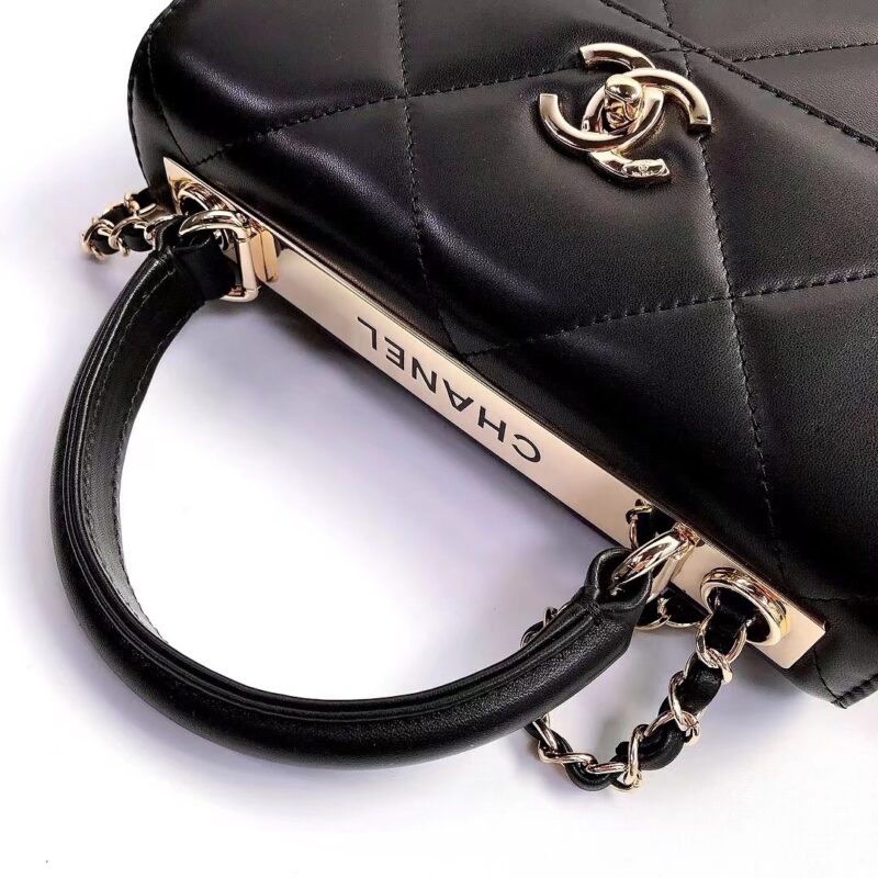 Ch@nel Trendy CC-Champagne Gold-24.5*17*7CM - Image 5