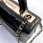 Ch@nel Trendy CC-Champagne Gold-24.5*17*7CM - Image 6