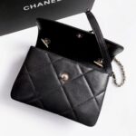 Ch@nel Trendy CC-Champagne Gold-24.5*17*7CM - Image 8