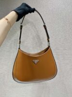 Prada Cleo Handbags-Patent Leather-30X18.5X4CM
