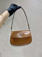 Prada Cleo Handbags-Patent Leather-23*18*4CM
