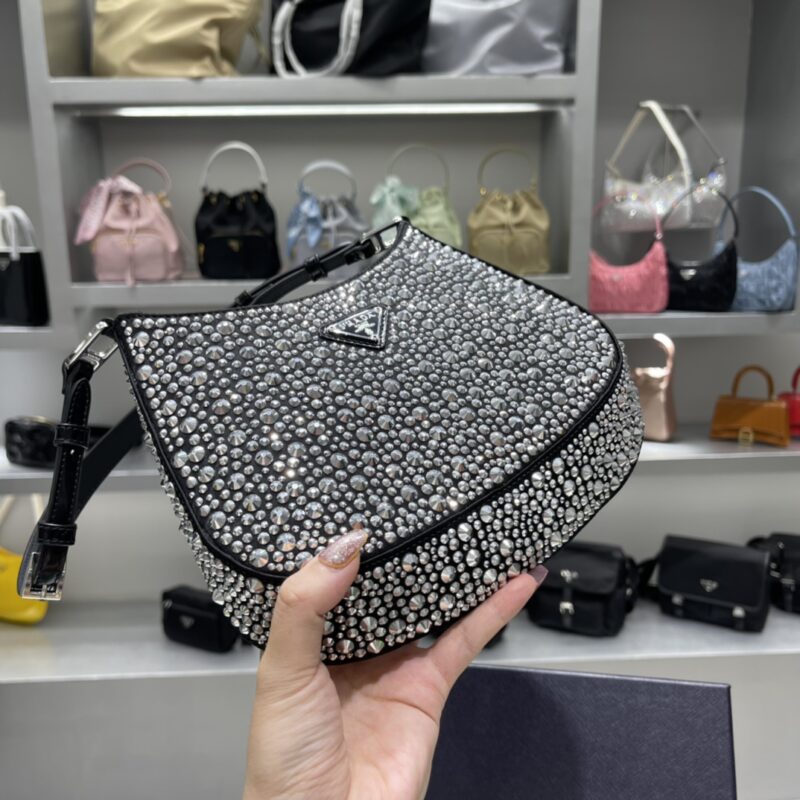 Prada Cleo Handbags-Patent Leather-23*18*4CM - Image 3