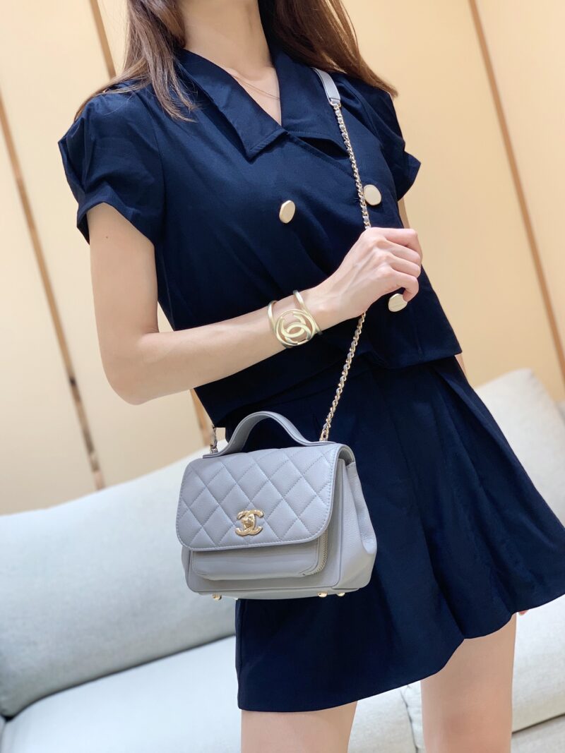 Ch@nel Flap Bag-25x21x7CM - Image 11