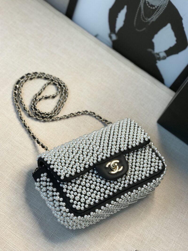 Ch@nel Flap Bag-21CM - Image 9