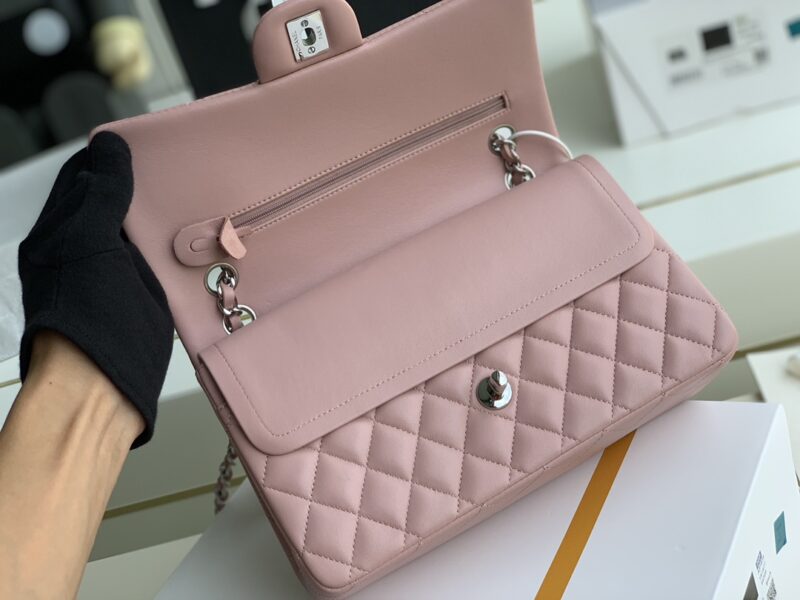 Ch@nel Flap Bag-Lambskin-25CM - Image 2