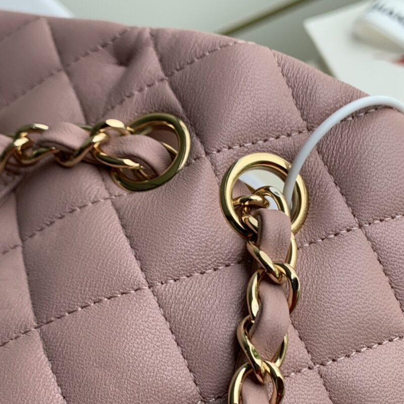 Ch@nel Flap Bag-Lambskin-25CM - Image 5