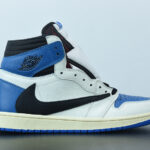 TRAVIS SCOTT X FRAGMENT X AIR JORDAN 1 HIGH OG SP MILITARY BLUE DH3227-105 (WITH UPDATED BOX)