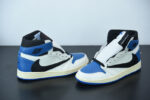 TRAVIS SCOTT X FRAGMENT X AIR JORDAN 1 HIGH OG SP MILITARY BLUE DH3227-105 (WITH UPDATED BOX) - Image 2