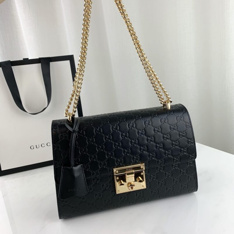 Gucci Padlock Bag-30x19x9CM - Image 7