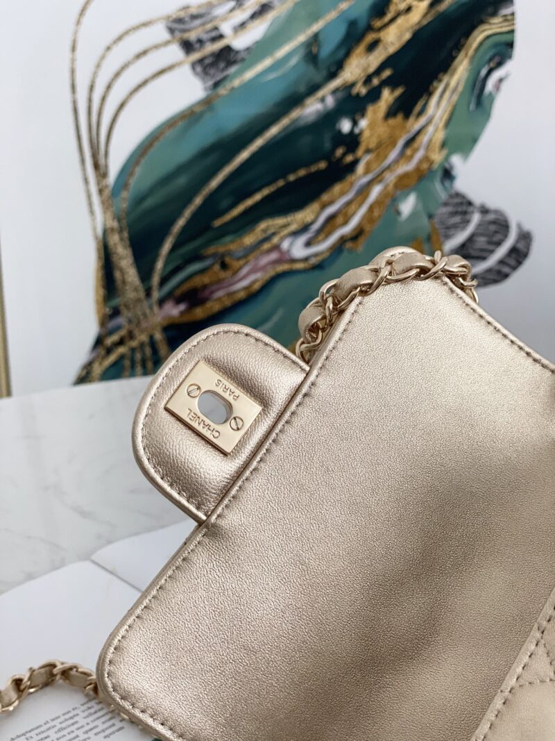 Ch@nel Flap Bag-17CM - Image 9