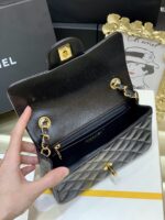 Ch@nel Flap Bag-Caviar-Gold Hardware-20CM - Image 4