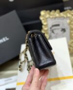 Ch@nel Flap Bag-Caviar-Gold Hardware-20CM - Image 5