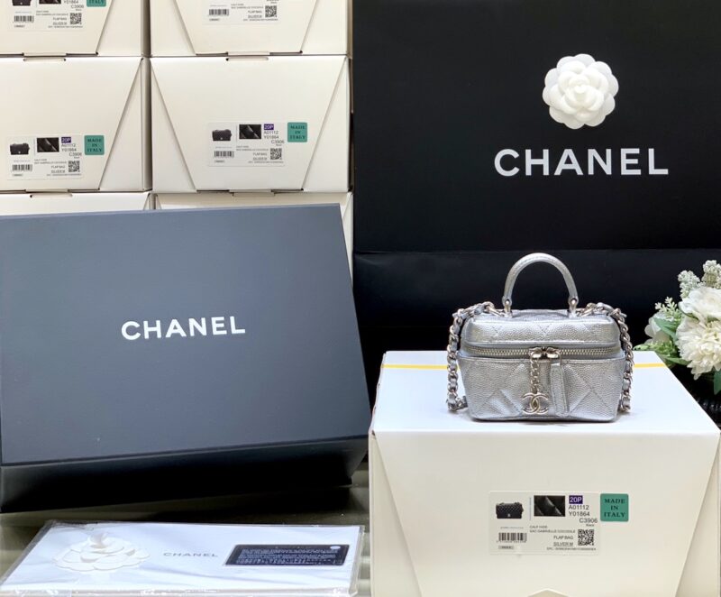 Ch@nel Vanity Bag-11.5x12x7CM - Image 2