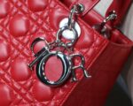 Lady Diro Handle Bag With Silver Hardware-24CM - Image 4