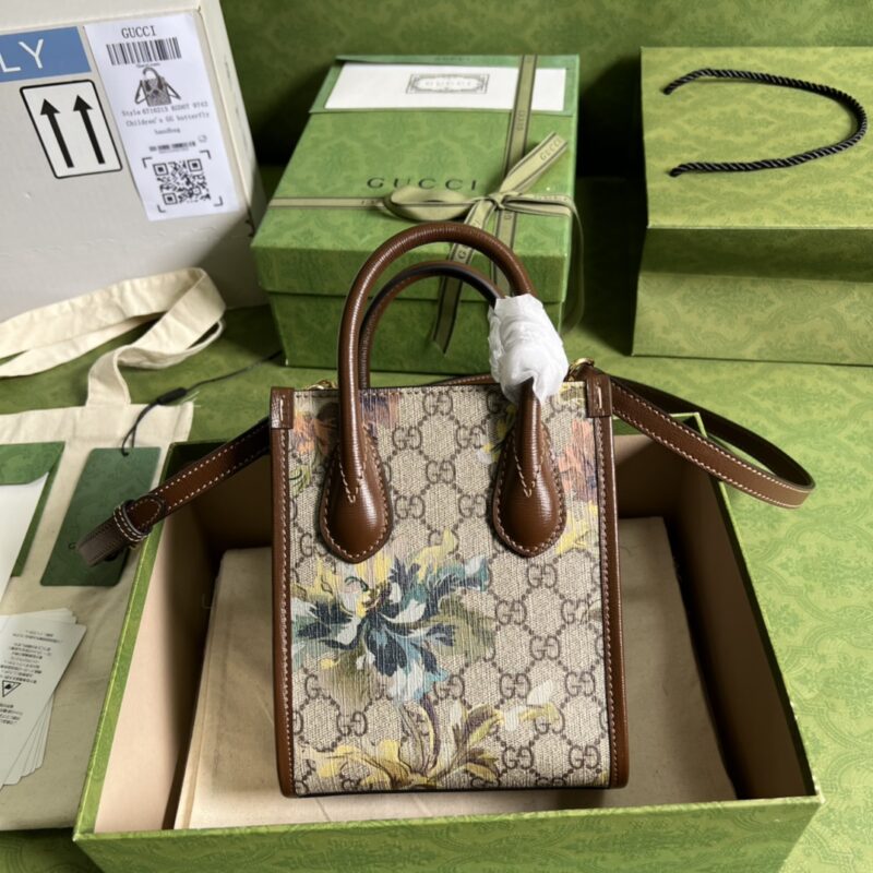 Gucci GG Retro Mini Tote-16*20*7CM - Image 4