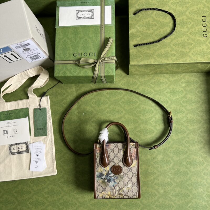 Gucci GG Retro Mini Tote-16*20*7CM - Image 7