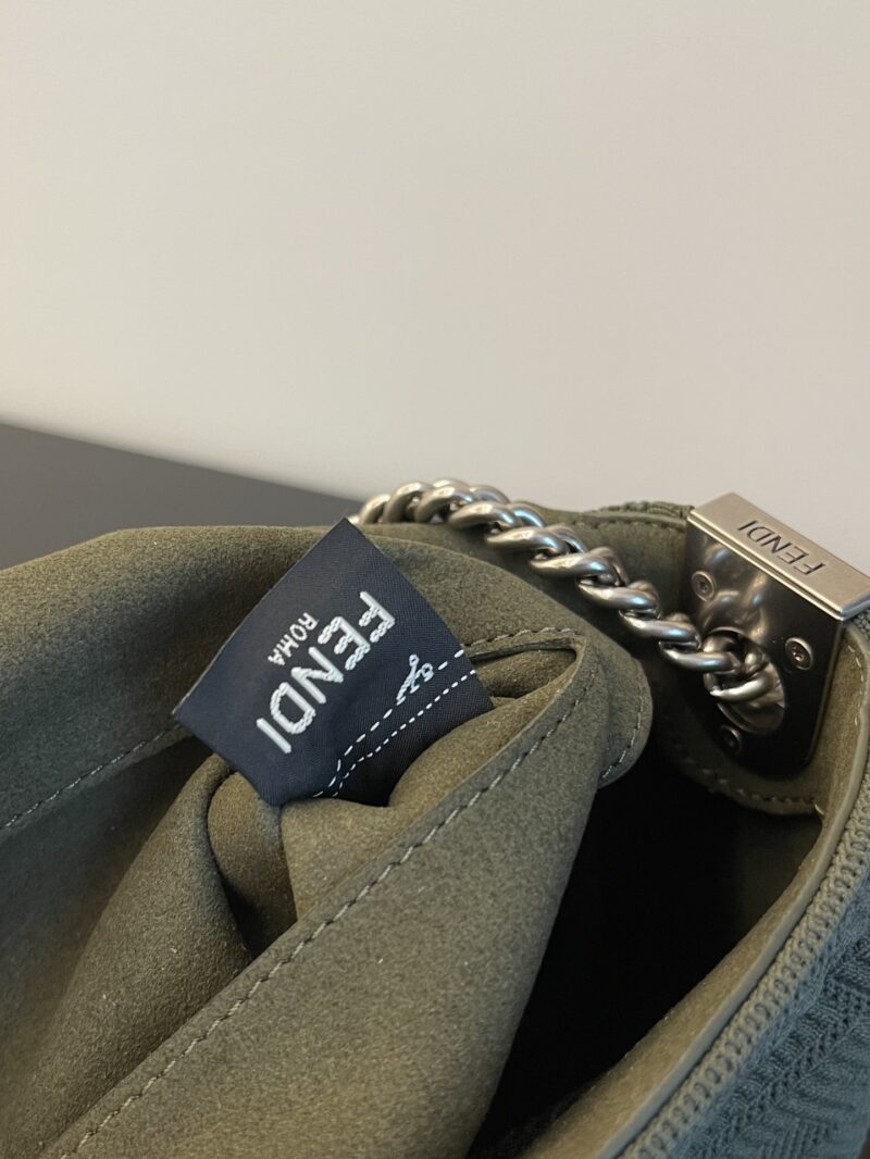 FendI Medium Lconic Baguette Bag-24x7x14.5CM - Image 7