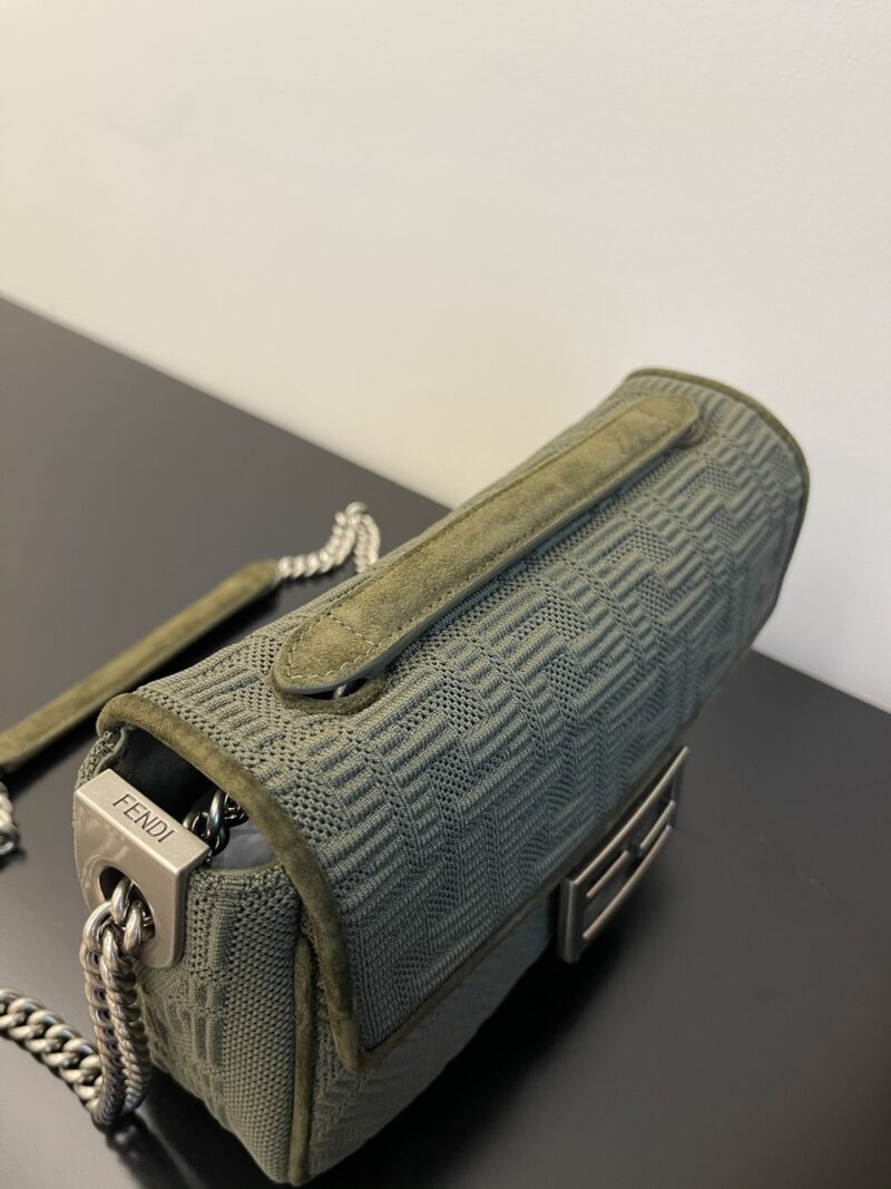 FendI Medium Lconic Baguette Bag-24x7x14.5CM - Image 8