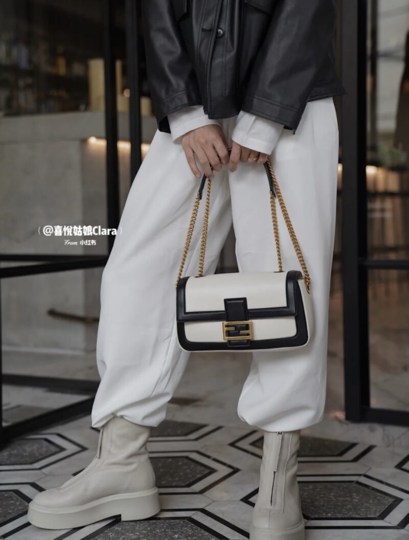 Fendi Medium Baguette Bag-26x15x4CM - Image 15