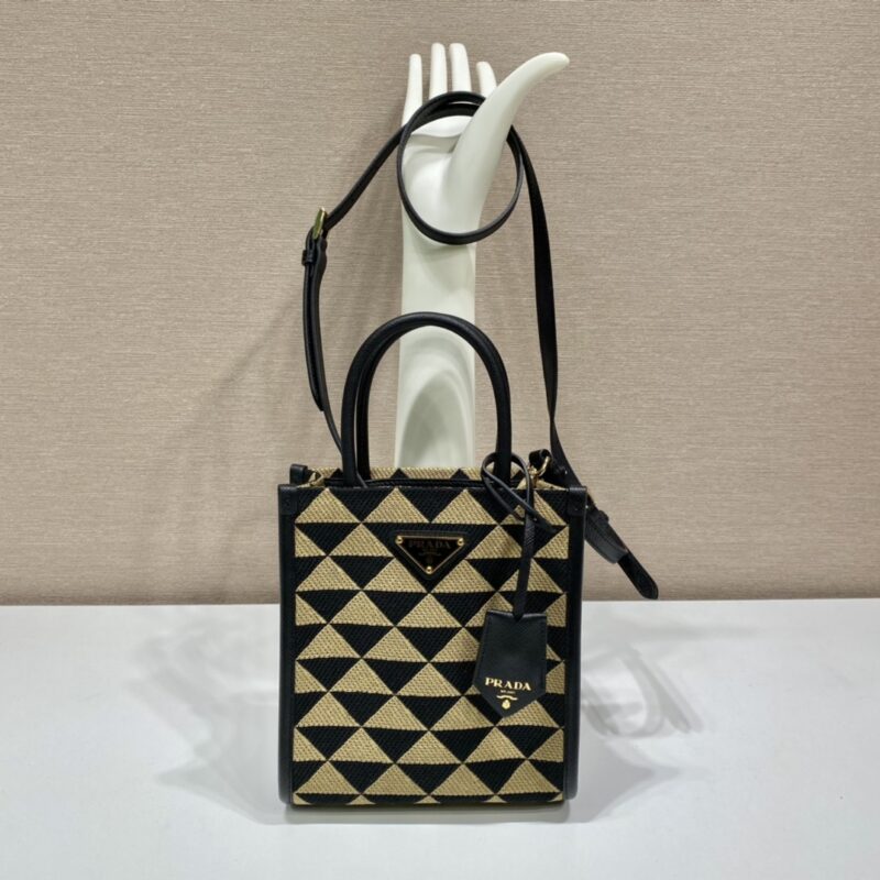 Prada Small Tote In Saffiano Leather 1BA355-17*19*6CM - Image 3