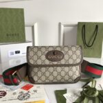 GUCCI Vintage GG Supreme Brossbody Bag-20X13X2.5CM