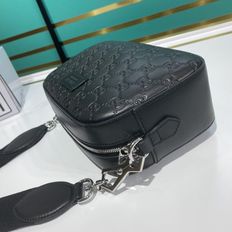 Gucci GG Embossed Crossbody Bag-24*14*7CM - Image 6