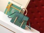 Goyard Coated Canvas and Leather Saigon Top Handle Bag-21CM