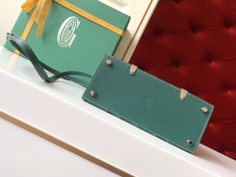 Goyard Coated Canvas and Leather Saigon Top Handle Bag-21CM - Image 4