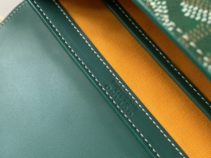 Goyard Coated Canvas and Leather Saigon Top Handle Bag-21CM - Image 8