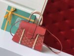 Goyard Coated Canvas and Leather Saigon Top Handle Bag-21CM