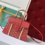 Goyard Coated Canvas and Leather Saigon Top Handle Bag-21CM