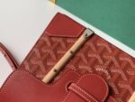 Goyard Coated Canvas and Leather Saigon Top Handle Bag-21CM - Image 9