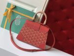 Goyard Coated Canvas and Leather Saigon Top Handle Bag-21CM - Image 7