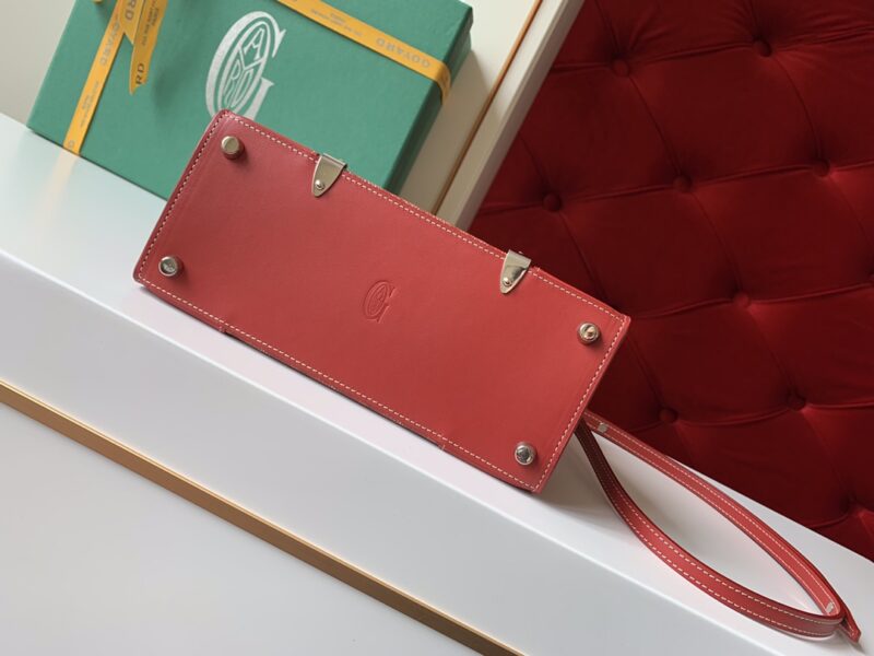 Goyard Coated Canvas and Leather Saigon Top Handle Bag-21CM - Image 8