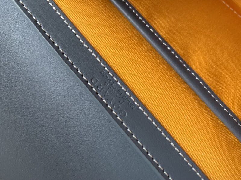 Goyard Coated Canvas and Leather Saigon Top Handle Bag-21CM - Image 7