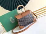 Goyard Coated Canvas and Leather Saigon Top Handle Bag-21CM - Image 2