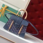 Goyard Coated Canvas and Leather Saigon Top Handle Bag-21CM