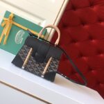 Goyard Coated Canvas and Leather Saigon Top Handle Bag-21CM