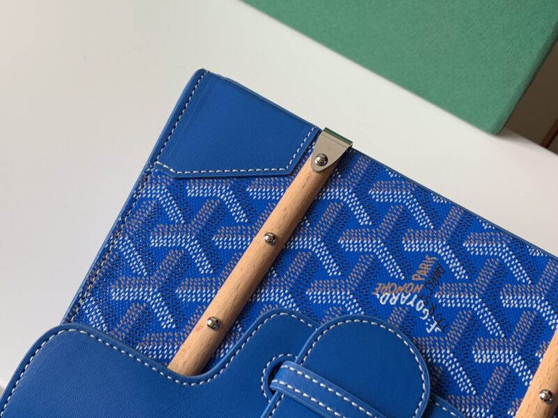 Goyard Coated Canvas and Leather Saigon Top Handle Bag-21CM - Image 6