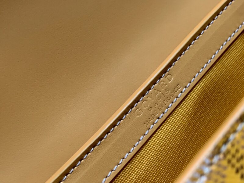 Goyard Coated Canvas and Leather Saigon Top Handle Bag-21CM - Image 7