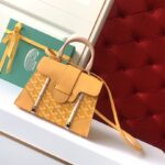 Goyard Coated Canvas and Leather Saigon Top Handle Bag-21CM