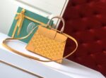Goyard Coated Canvas and Leather Saigon Top Handle Bag-21CM - Image 8