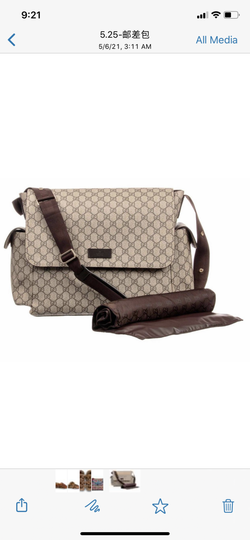 Gucci Messages Handbags-36*24*11CM - Image 5