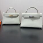 Hermes Kelly-Gold&Silver Hardware-19CM