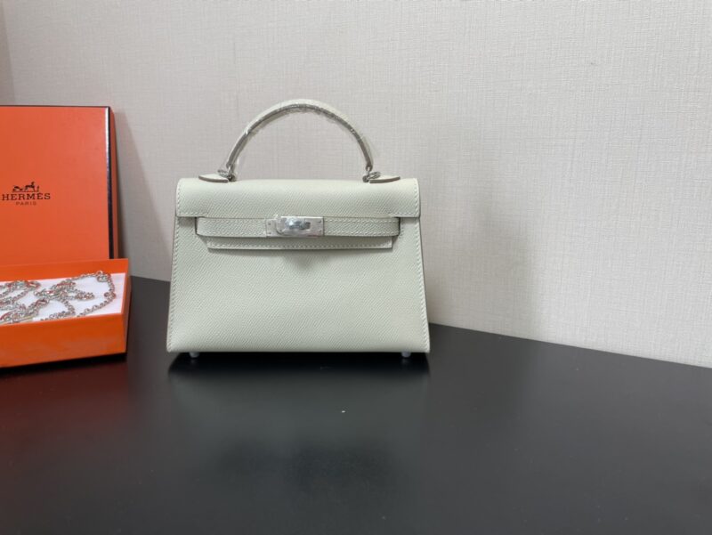 Hermes Kelly-Gold&Silver Hardware-19CM - Image 9