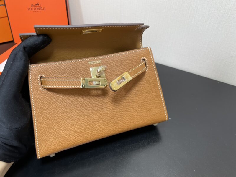 Hermes Kelly-Gold&Silver Hardware-19CM - Image 10