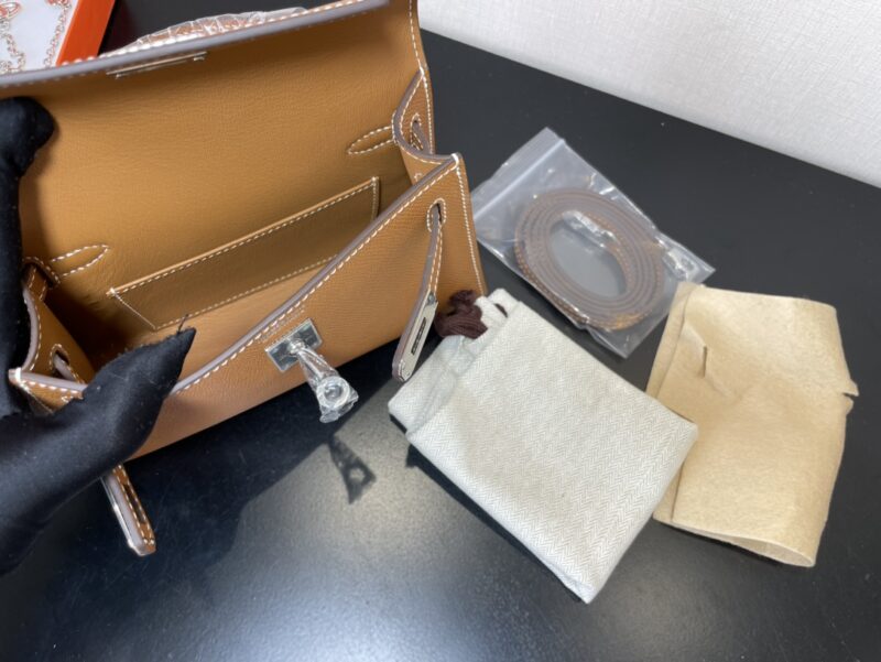 Hermes Kelly-Gold&Silver Hardware-19CM - Image 16