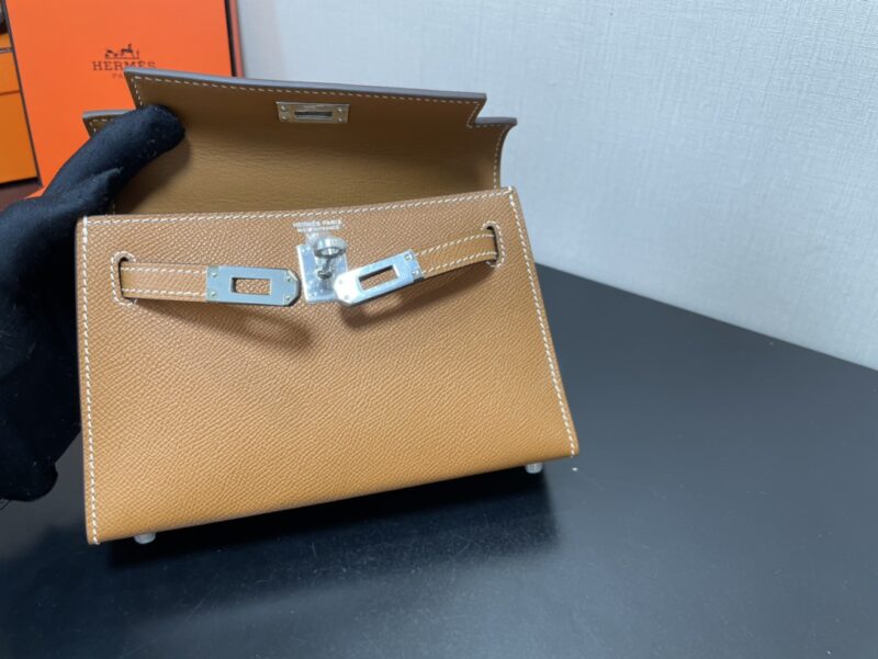 Hermes Kelly-Gold&Silver Hardware-19CM - Image 17