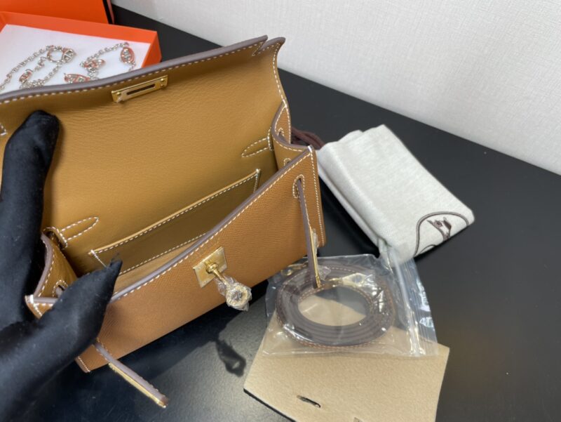 Hermes Kelly-Gold&Silver Hardware-19CM - Image 7