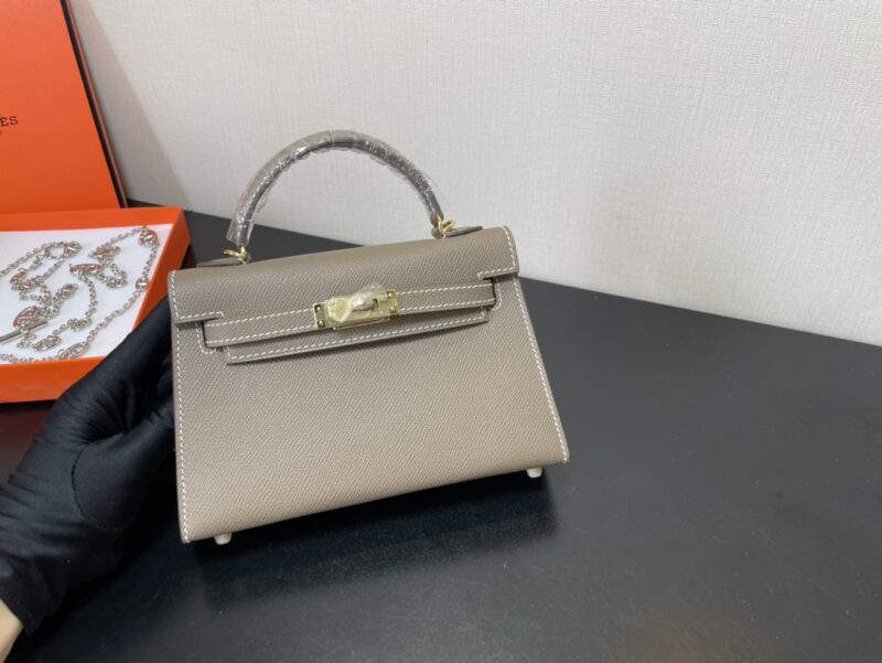 Hermes Kelly-Gold&Silver Hardware-19CM - Image 4